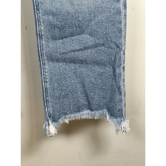 Anthropologie McGuire Gainsborough Bootcut Raw Hem Light Wash Denim Jeans Sz 29 - Picture 3 of 8